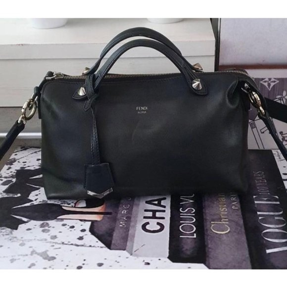 Authentic Fendi By The Way Leather Hand Bag Handbags - Authentic Fendi By The Way Leather Hand Bag